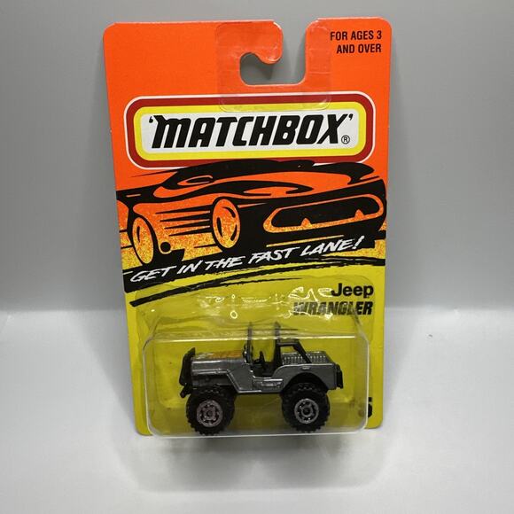 1996 MATCHBOX SUPERFAST #5 JEEP WRANGLER 4X4 BAD TO THE BONE NEW + FAST SHIPPING - Picture 1 of 7
